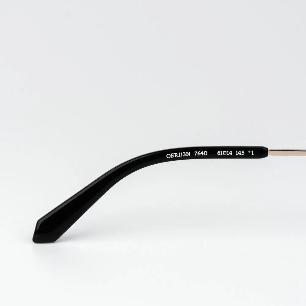 SALE!!! Off-White TAMPA Men Sunglasses Gold Blue Rectangular OERI13N TAMPA 7640